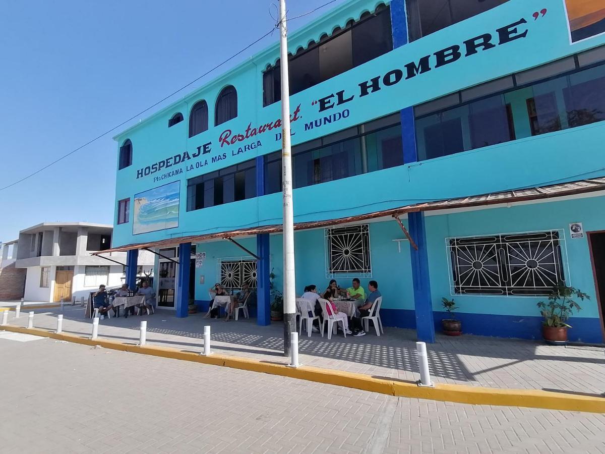 Hospedaje Restaurante El Hombre Пуэрто Чикама Экстерьер фото