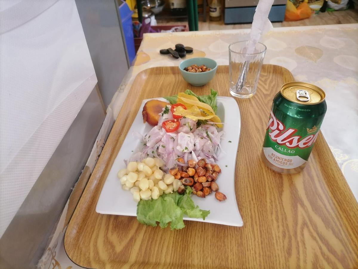Hospedaje Restaurante El Hombre Пуэрто Чикама Экстерьер фото